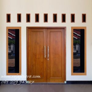 model pintu rumah minimalis 2 pintu terbaru