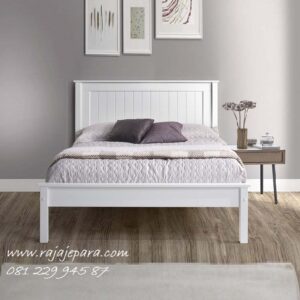 Tempat tidur minimalis putih kayu mahoni warna terbaru model desain set kamar modern dan klasik untuk pengantin dewasa dari kayu harga murah