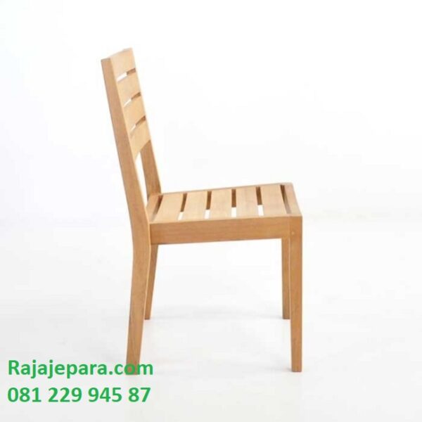 Model kursi makan kayu jati Jepara model desain gambar set meja minimalis mewah modern dan klasik sederhana terbaru sandaran harga murah