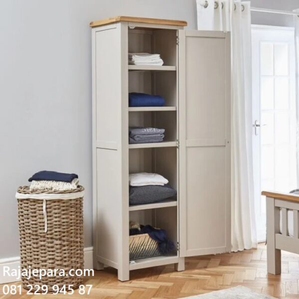 Model lemari pakaian 1 pintu minimalis modern dan klasik sederhana terbaru desain almari baju anak satu pintu warna putih cat duco harga murah