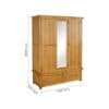 Harga-Lemari-Pakaian-3-Pintu-Bahan-Kayu 2 Jepara
